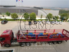 三臺750ⅹ500型對輥破碎機發(fā)往貴陽 